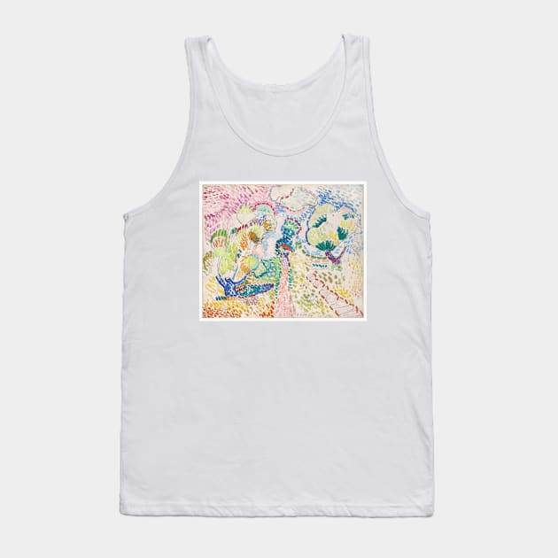 Madame Matisse in the Olive Grove (1905) Tank Top by WAITE-SMITH VINTAGE ART
